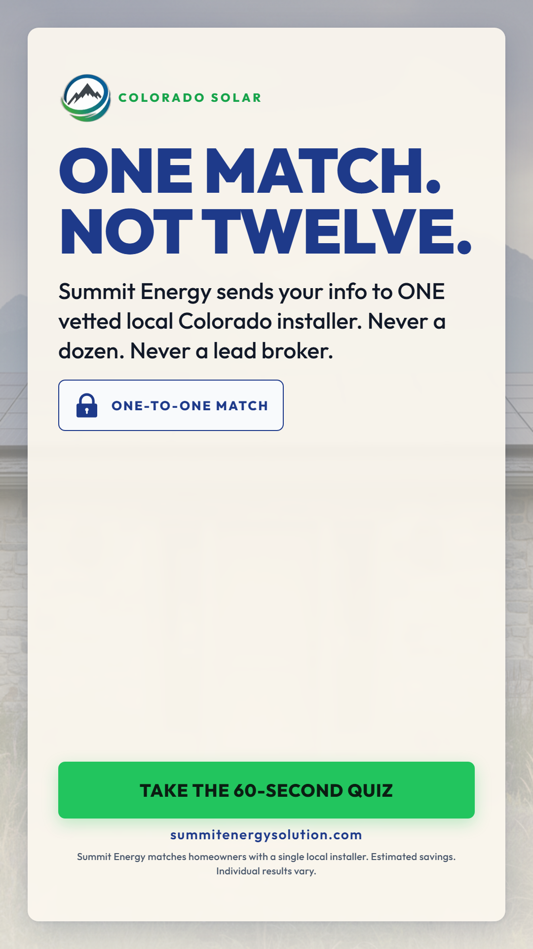 Colorado story single-match privacy